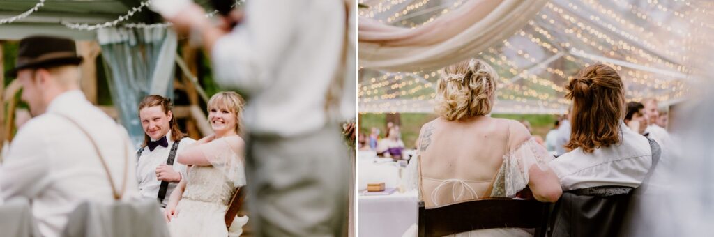 detail shots during speeches by spokane wedding photographer